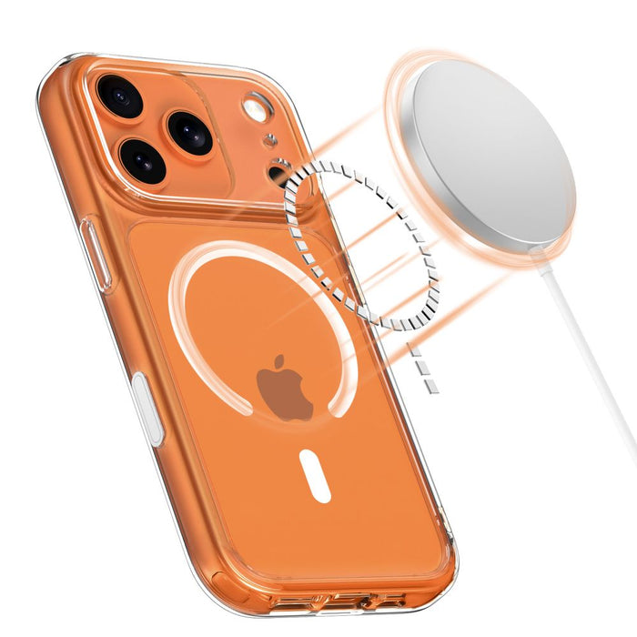Tech-Protect Magpeak Magsafe CC Case for iPhone 17 Pro - Clear