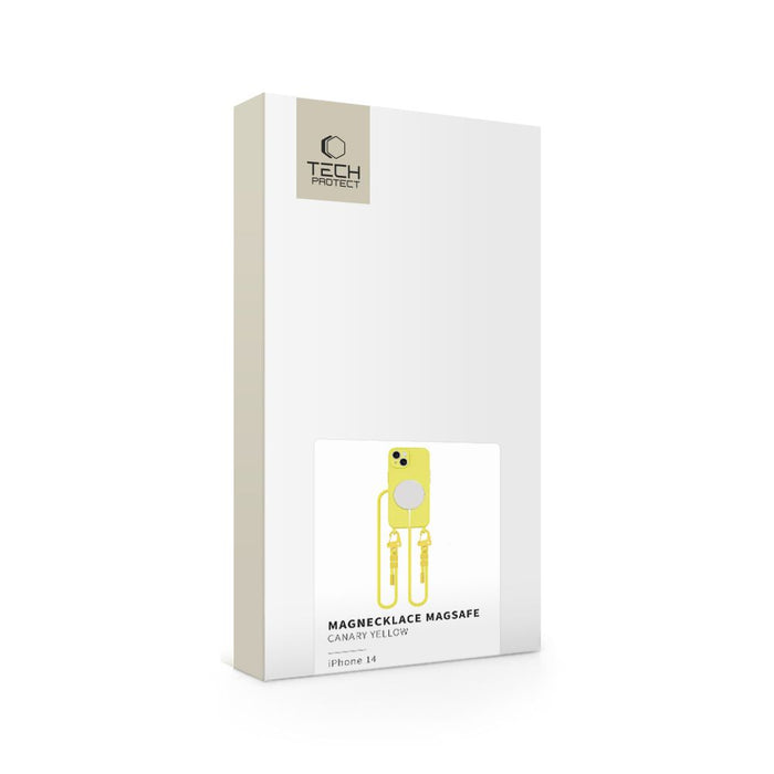 Tech-Protect Magnecklace MagSafe Case for iPhone 14 - Yellow