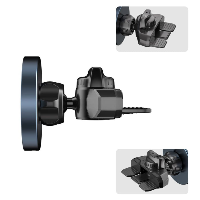 Tech-Protect mm15W-V5 Magnetic MagSafe Car Mount for Air Vent/CD Slot - Black