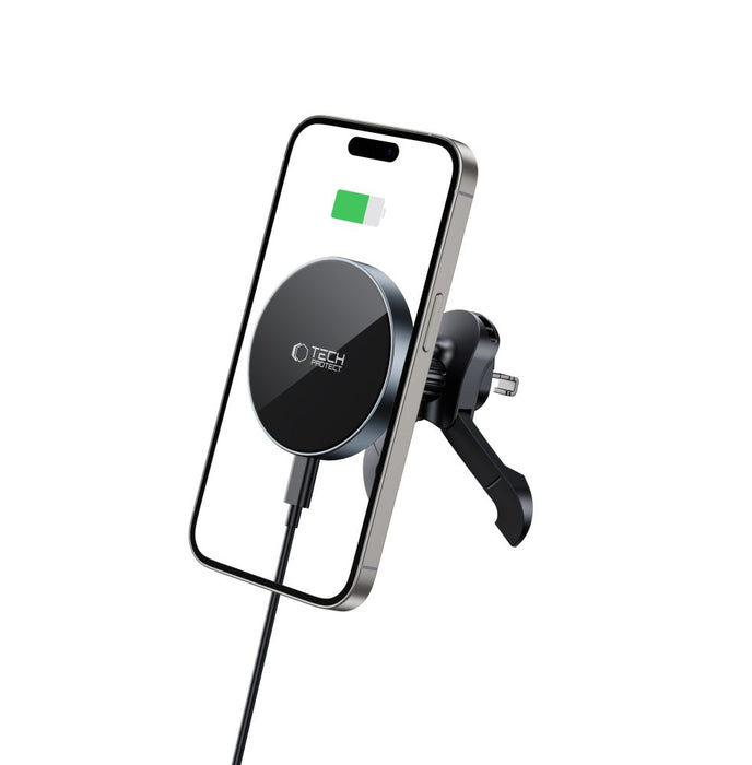 Tech-Protect mm15W-V5 Magnetic MagSafe Car Air Vent Mount - Black