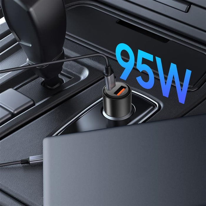 Tech-Protect CC03 95W 2-Port USB-A / USB-C Car Charger - Black