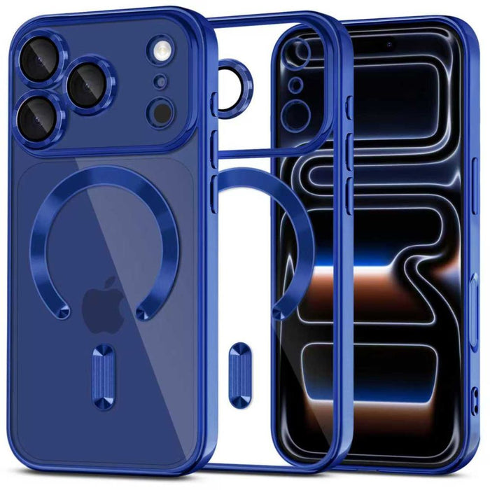 Tech-Protect MagFlex MagSafe Case for iPhone 17 Pro - Clear Navy Blue