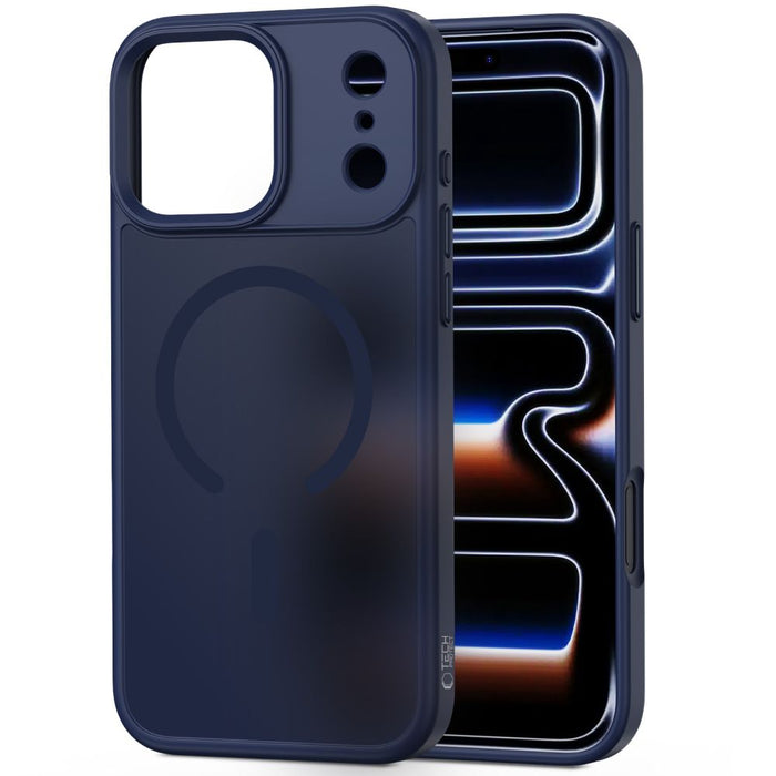 Tech-Protect MagMat MagSafe Case for iPhone 17 Pro - Navy Blue
