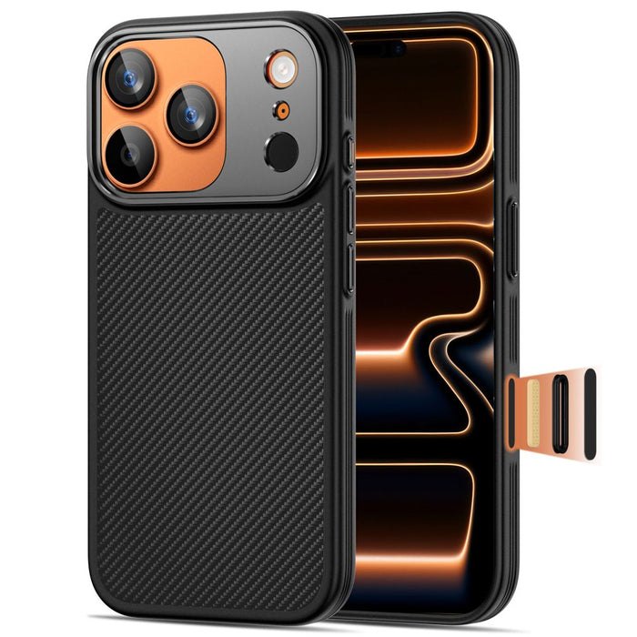 Tech-Protect Kevlar Aramid MagSafe case for iPhone 17 Pro Max - black