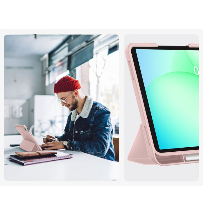 TechProtect SmartCase Pen case for Samsung Galaxy Tab A9 / A11 8.7 X110 / X115 / X133 / X135 - pink
