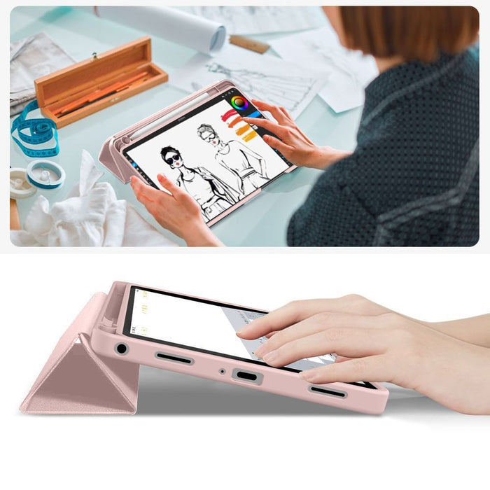 TechProtect SmartCase Pen case for Samsung Galaxy Tab A9 / A11 8.7 X110 / X115 / X133 / X135 - pink