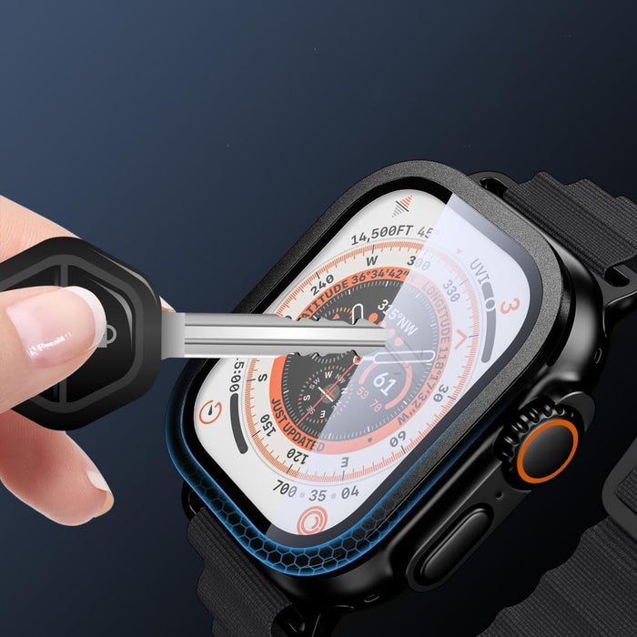 Tech-Protect 2-pack tempered glass for Apple Watch Ultra 49mm - black