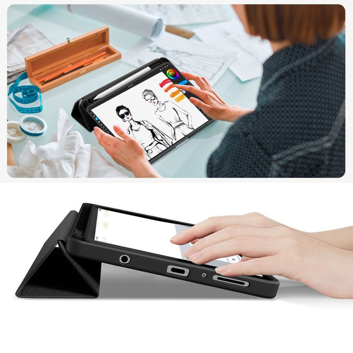 Tech-Protect SC Pen Canvas Case for Samsung Galaxy Tab A9 / A11 8.7 X110 / X115 / X133 / X135 - Black