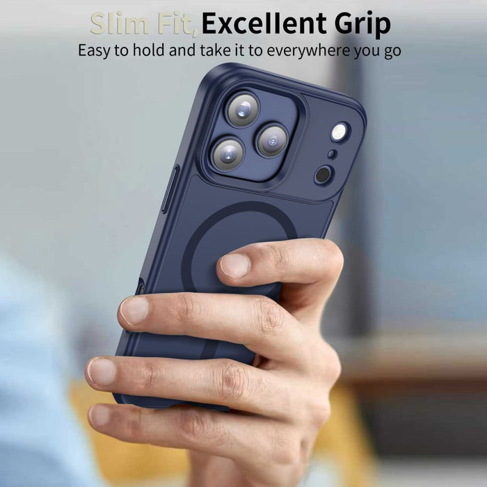 Tech-Protect MagMat MagSafe Case for iPhone 17 Pro Max - Navy Blue