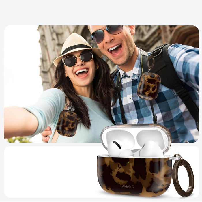 Tech-Protect Lamano case for AirPods Pro 3 - black and brown