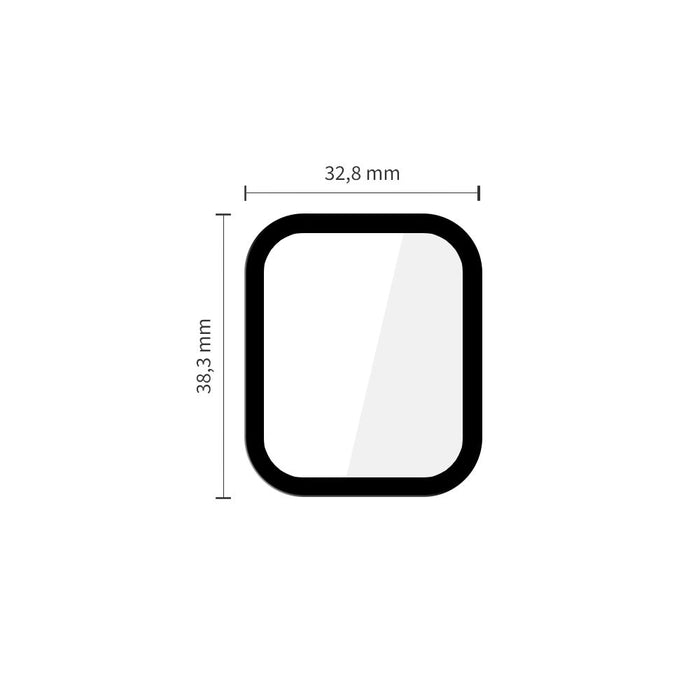 Tech-Protect Glass Flex+ 2-pack for Apple Watch 40mm - Black