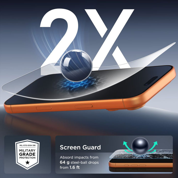 Tech-Protect Tempered Glass Bundle 10-pack for iPhone 15 Pro Max
