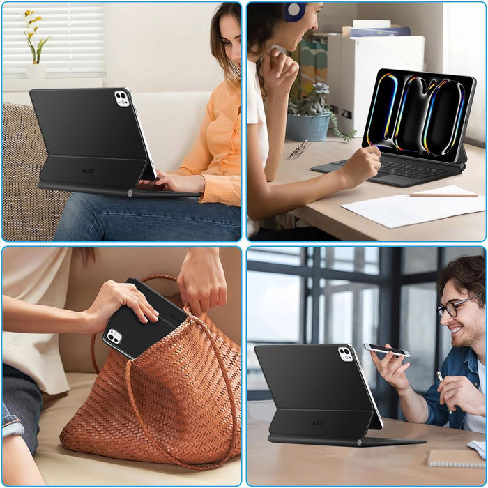 Tech-Protect SmartCase Magnetic for iPad Pro 13” 7/8 2024-2025 - Black