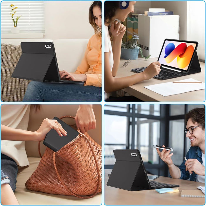 Tech-Protect SC Pen Case for Xiaomi Poco Pad M1 / Redmi Pad 2 Pro 12.1 - Black