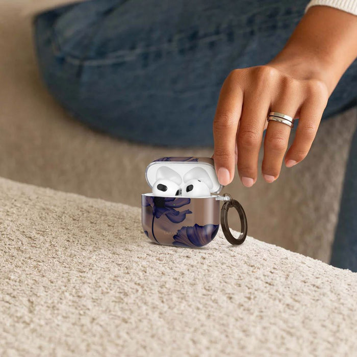 Tech-Protect Lamano case for AirPods 4 - brown and purple