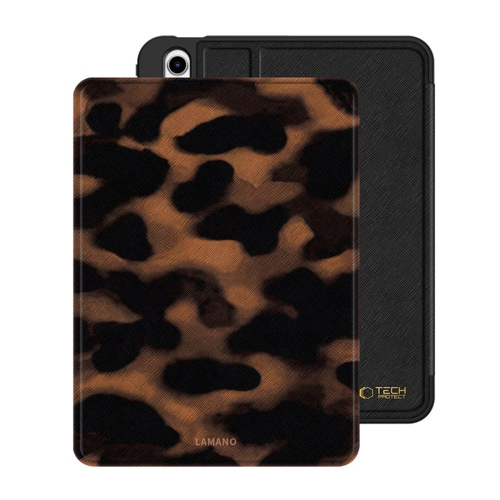 Tech-Protect Lamano case for iPad 10.9” 10 / 2022 / 11” 11 / 2025 - brown and black