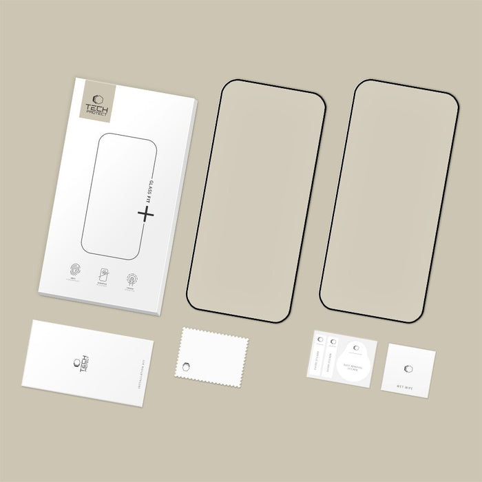 Tech-Protect Glass Fit+ 2-pack for Xiaomi Poco F8 Pro - black