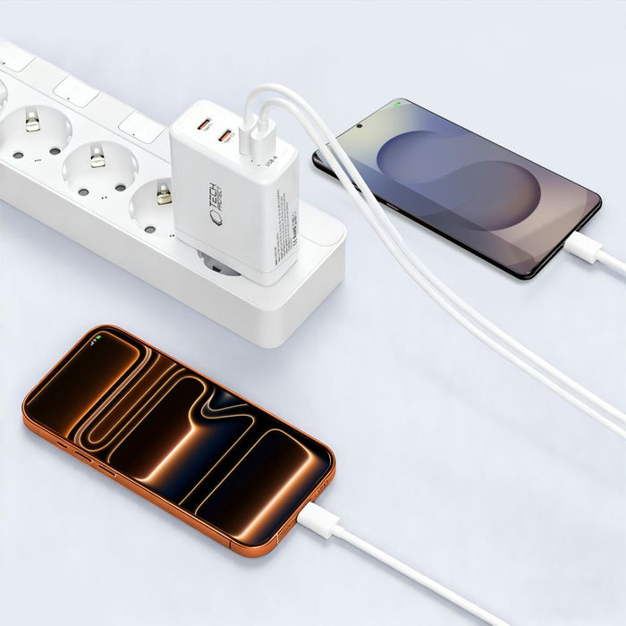 Tech-Protect NC140W-GAN 4-Port 140W Wall Charger - White