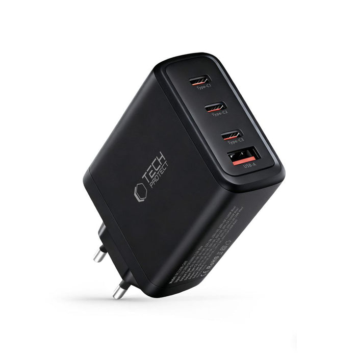 Tech-Protect NC120W-GAN 4-Port 120W Wall Charger - Black