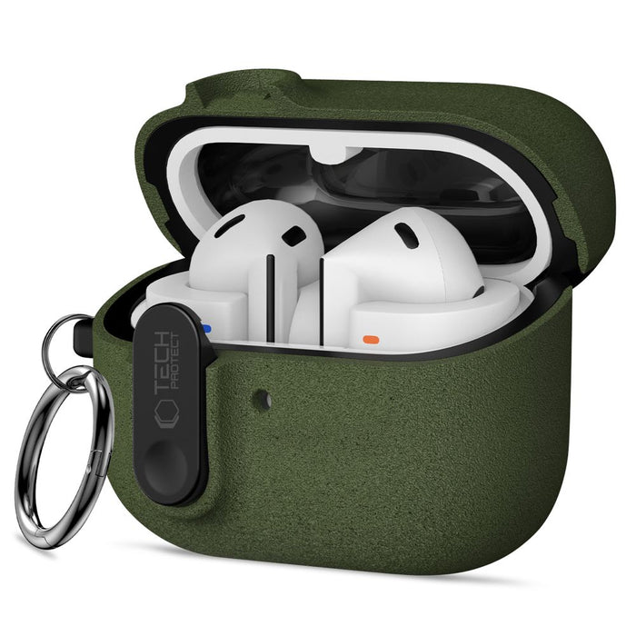 Tech-Protect Slim Hook Case for Samsung Galaxy Buds 3 / 3 FE / 3 Pro - Green