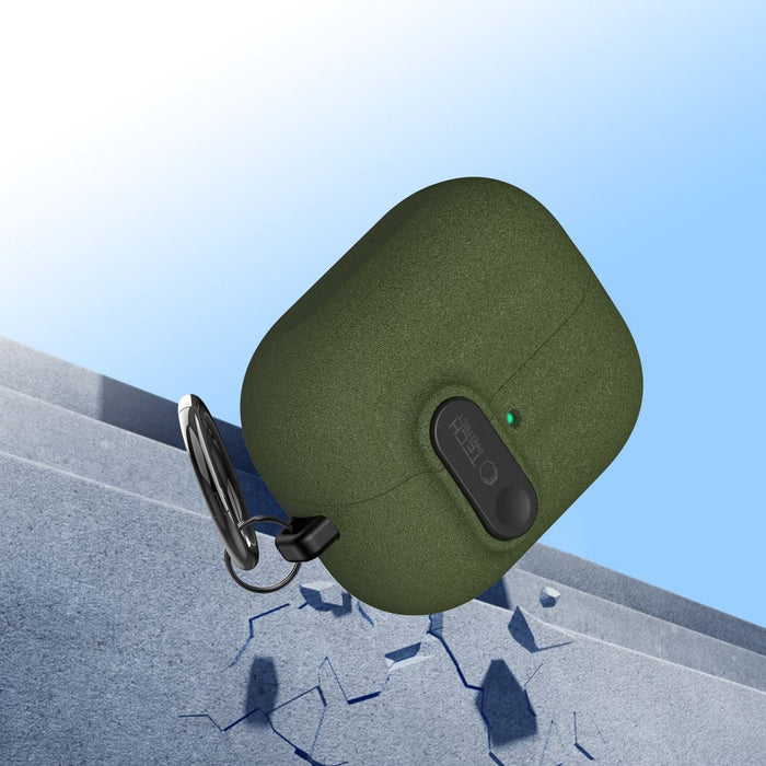 Tech-Protect Slim Hook Case for Samsung Galaxy Buds 3 / 3 FE / 3 Pro - Green