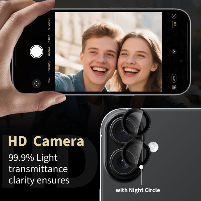 Tech-Protect Camring Fit+ Camera Cover for Xiaomi Redmi Note 15 Pro 5G / 15 Pro+ - Black