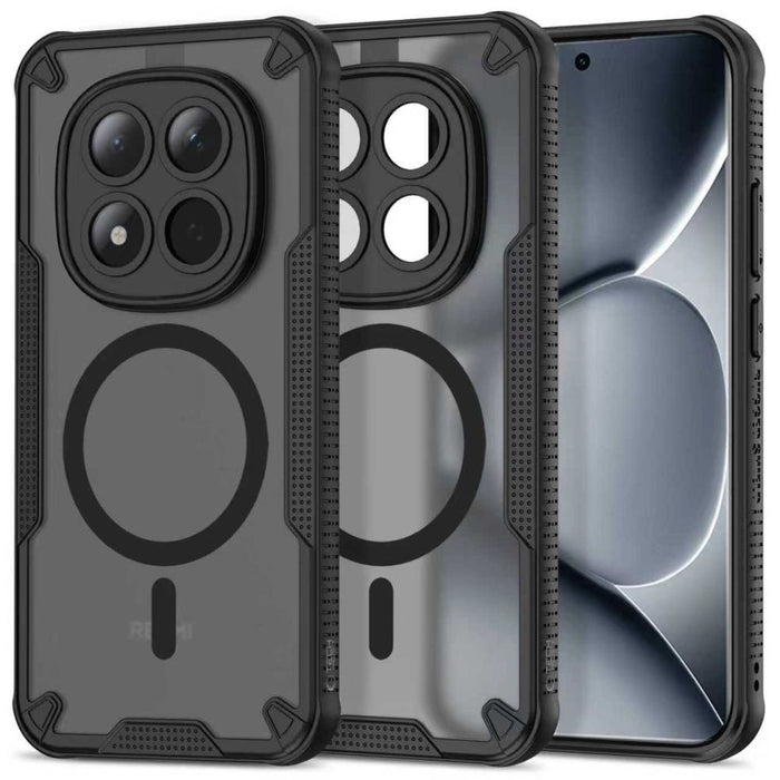 Tech-Protect Rugged Shield MagSafe case for Xiaomi Poco M8 Pro / Xiaomi Redmi Note 15 Pro+ 5G - black