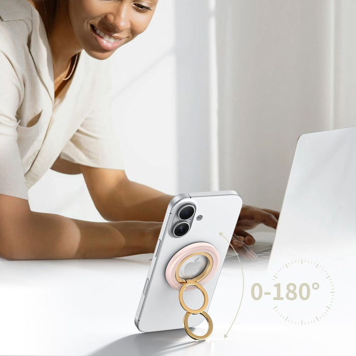 Tech-Protect MMR700 Lamano MagSafe Magnetic Phone Holder - Rose Gold