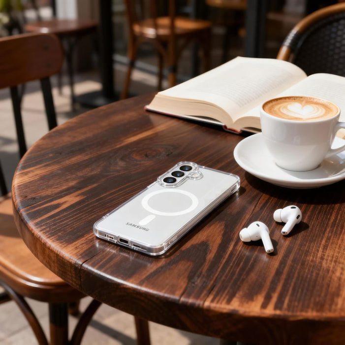 Tech-Protect FlexAir MagSafe Case for Samsung Galaxy S26+ - Transparent