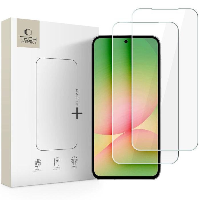 Tech-Protect Glass Fit+ 2-Pack Tempered Glass for Samsung Galaxy A37 / A57 5G