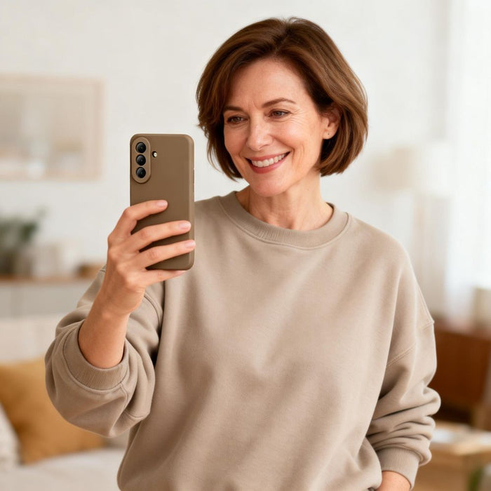 Tech-Protect Icon Case for Samsung Galaxy A57 5G - Brown