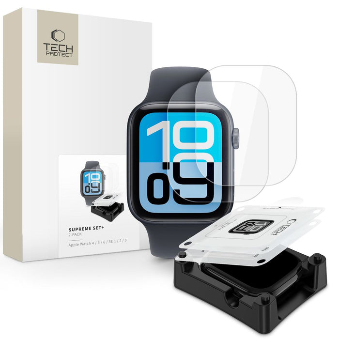 Tech-Protect Supreme Set+ 2-Pack hydrogel foil for Apple Watch 40 mm