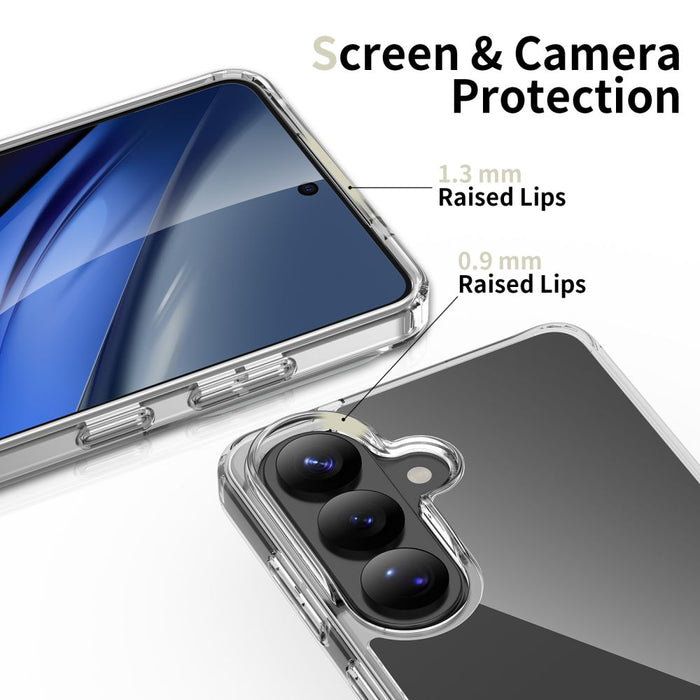 Tech-Protect FlexAir Hybrid Case for Samsung Galaxy S26+ - Clear