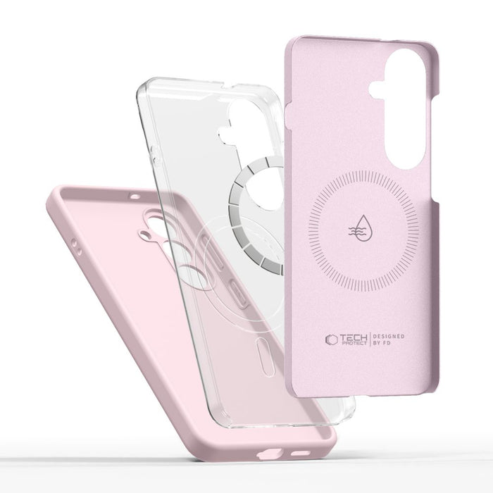 Tech-Protect Silicone MagSafe Case for Samsung Galaxy S26+ - Pink