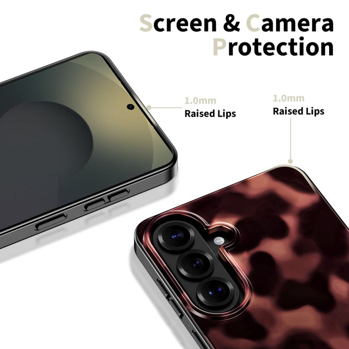 Tech-Protect Lamano MagSafe Case for Samsung Galaxy S26 - Brown and Black