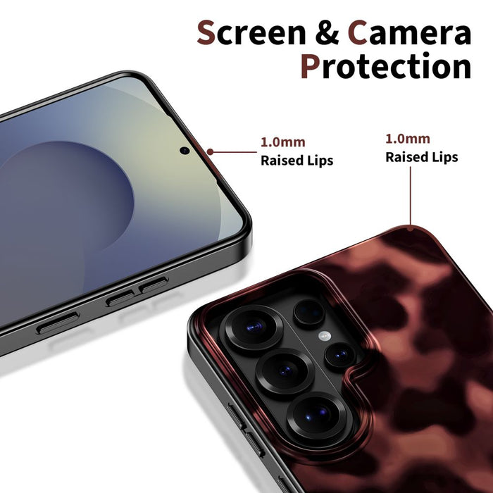 Tech-Protect Lamano MagSafe Case for Samsung Galaxy S26 Ultra - Brown and Black