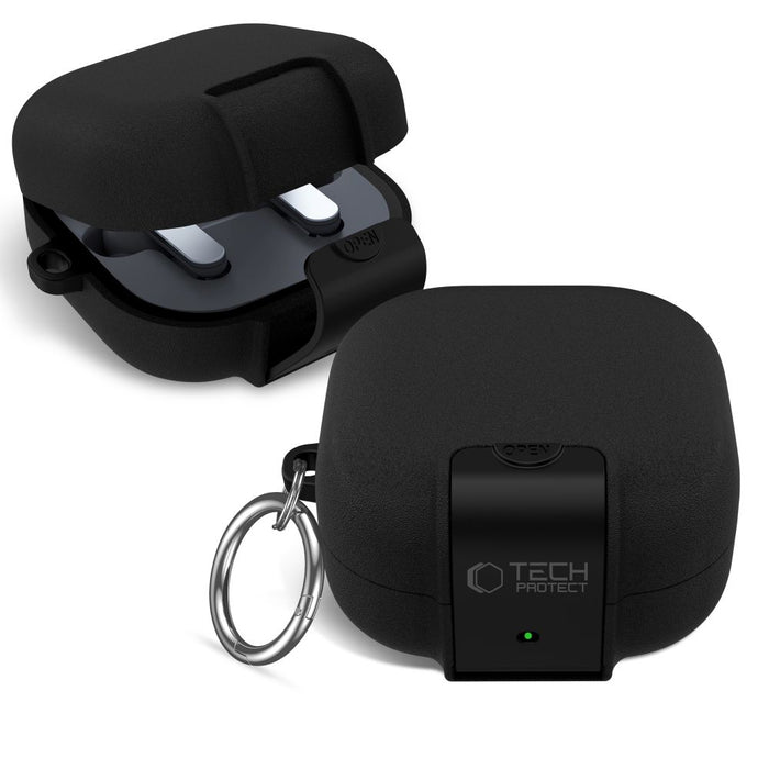 Tech-Protect Slim Hook Case for Samsung Galaxy Buds 4 / 4 Pro - Black