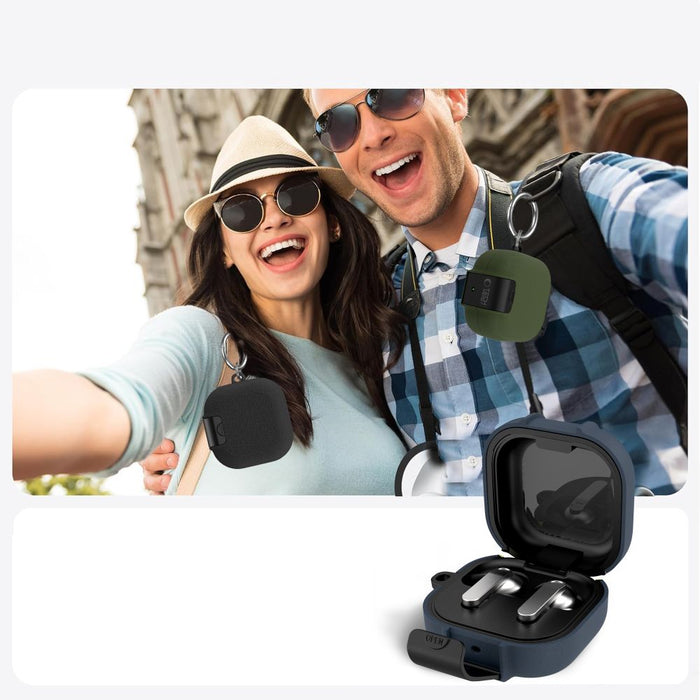 Tech-Protect Slim Hook Case for Samsung Galaxy Buds 4 / 4 Pro - Black