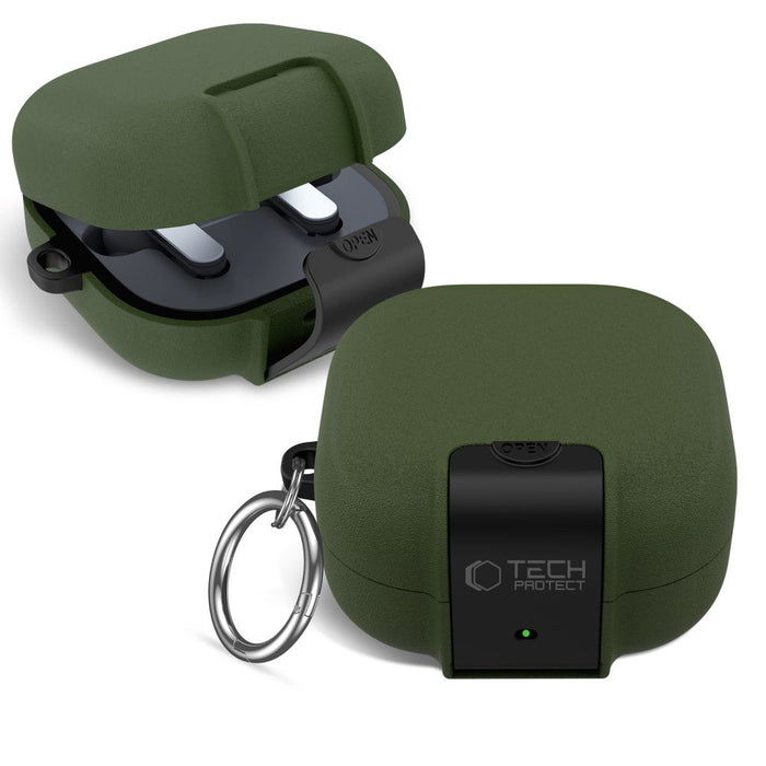 Tech-Protect Slim Hook Case for Samsung Galaxy Buds 4 / 4 Pro - Green