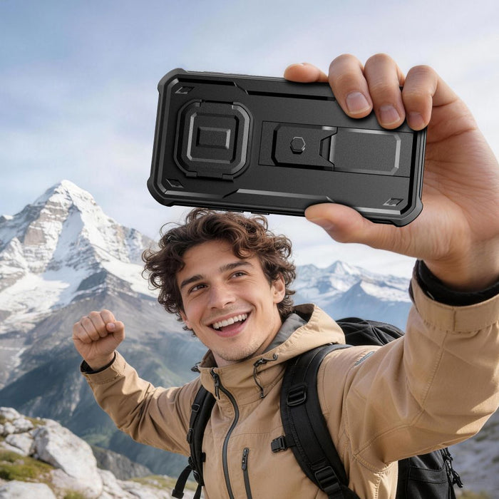 Tech-Protect Kevlar Cam+ 2-set case for Xiaomi Redmi Note 15 Pro 5G - black