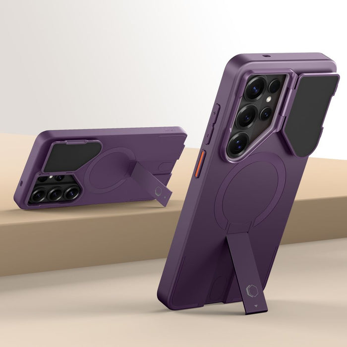 Tech-Protect Kevlar Aura MagSafe Case for Samsung Galaxy S26 Ultra - Purple