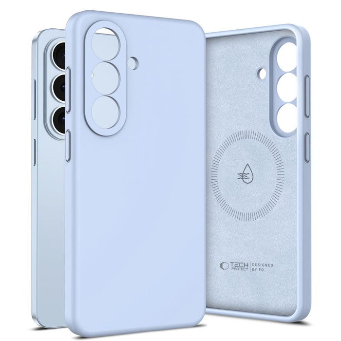 Tech-Protect Silicone MagSafe Case for Samsung Galaxy S26 - Blue