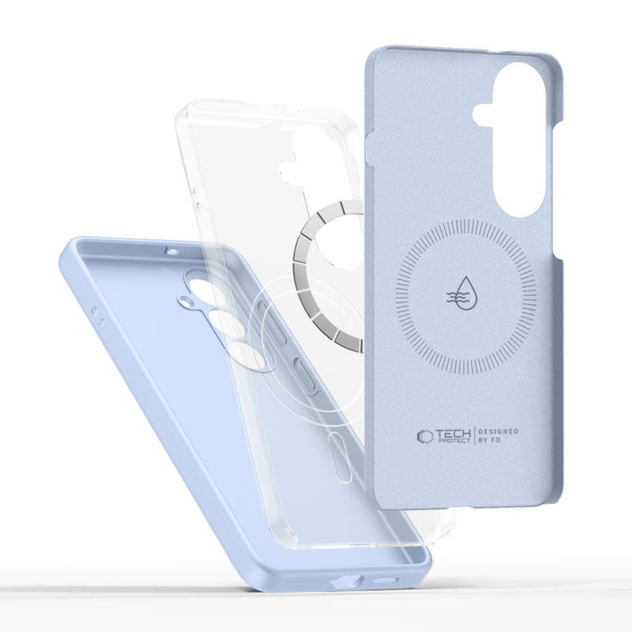 Tech-Protect Silicone MagSafe Case for Samsung Galaxy S26 - Blue