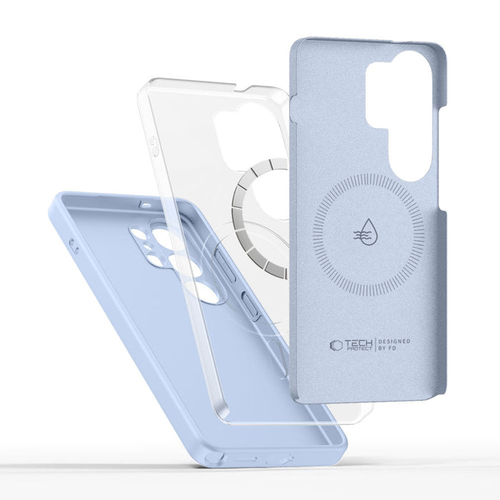 Tech-Protect Silicone MagSafe Case for Samsung Galaxy S26 Ultra - Blue