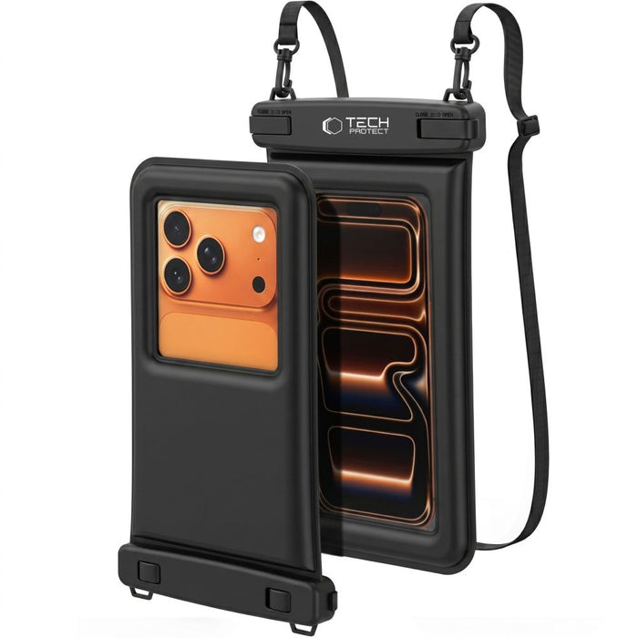 Tech-Protect UWC7 Waterproof Case 6.9" - Black