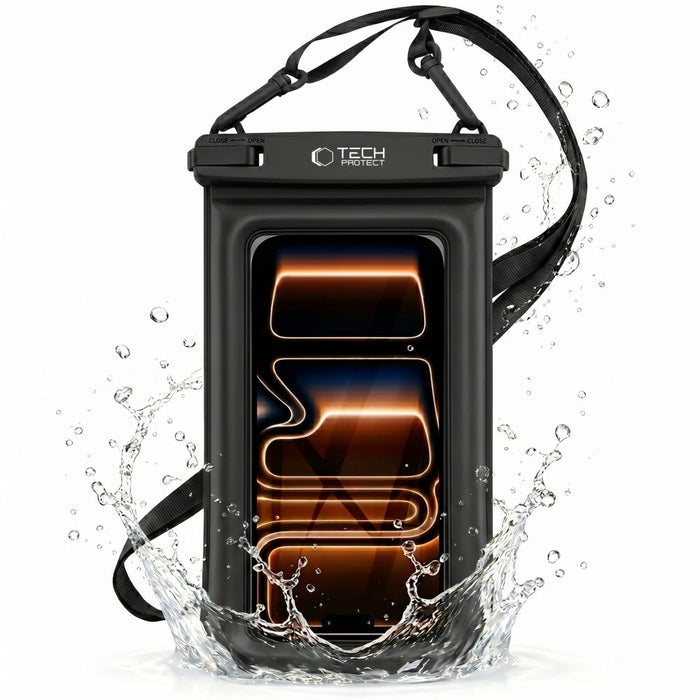 Tech-Protect UWC7 Waterproof Case 6.9" - Black