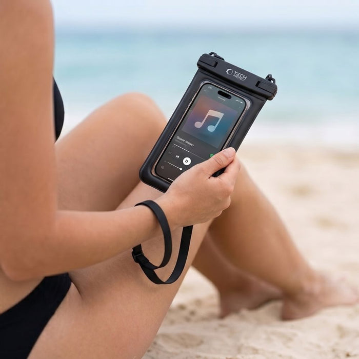 Tech-Protect UWC7 Waterproof Case 6.9" - Black