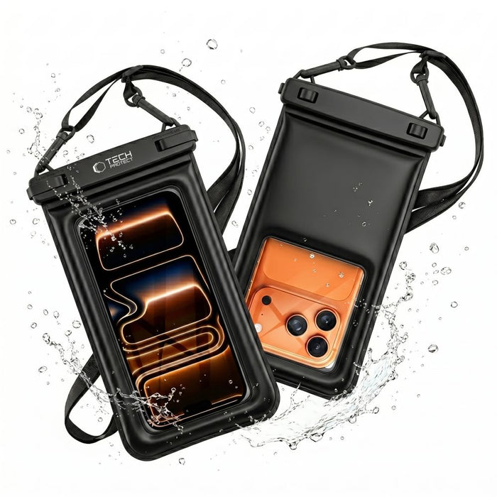 Tech-Protect UWC7 Waterproof Case 6.9" - Black