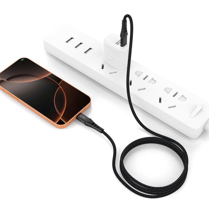 Tech-Protect Ultraboost UB11T USB-C / USB-C PD 100W / QC3.0 Cable 200 cm - Black