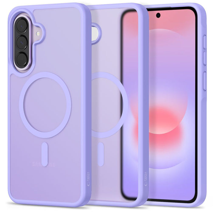 Tech-Protect Magmat MagSafe Case for Samsung Galaxy A57 5G - Matte Purple